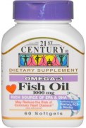 Заказать 21st Century Omega 3 1000 мг 60 гел капс